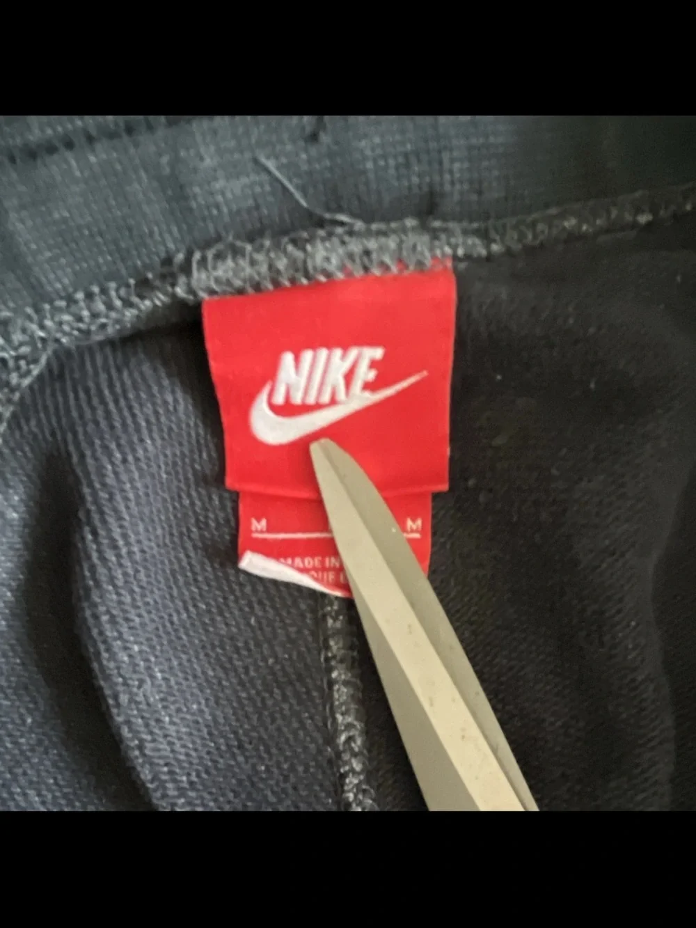Nike Men's Jogger Sweatpants Gray Black M